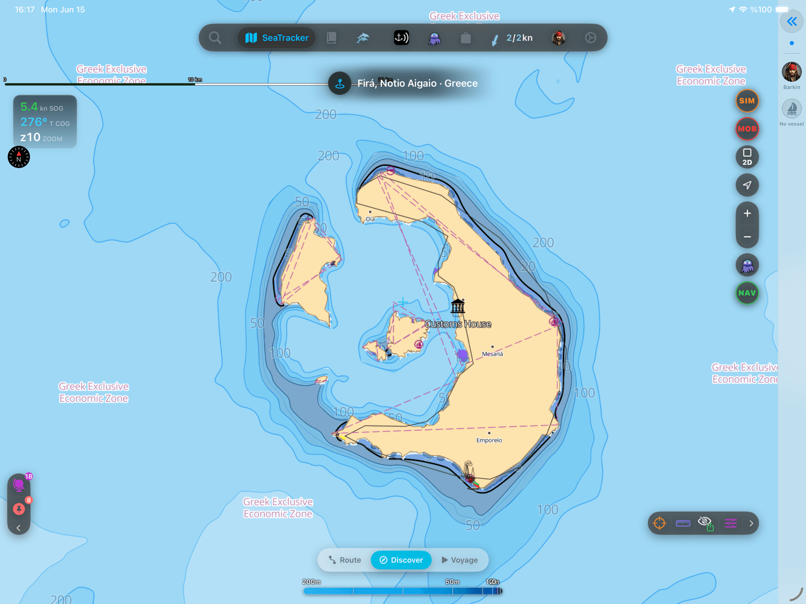 Santorini, Aegean & East Mediterranean