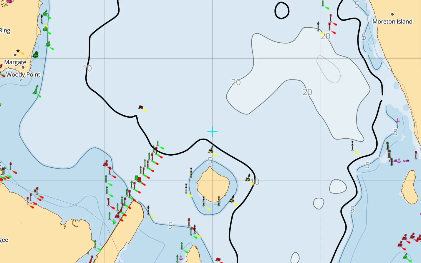 Moreton Bay, Australia — East & Great Barrier Reef