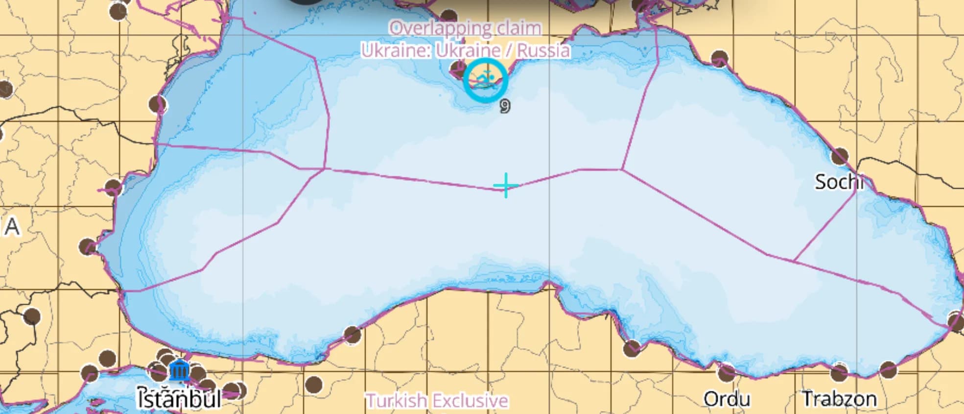 AnchorQueen chart of Black Sea