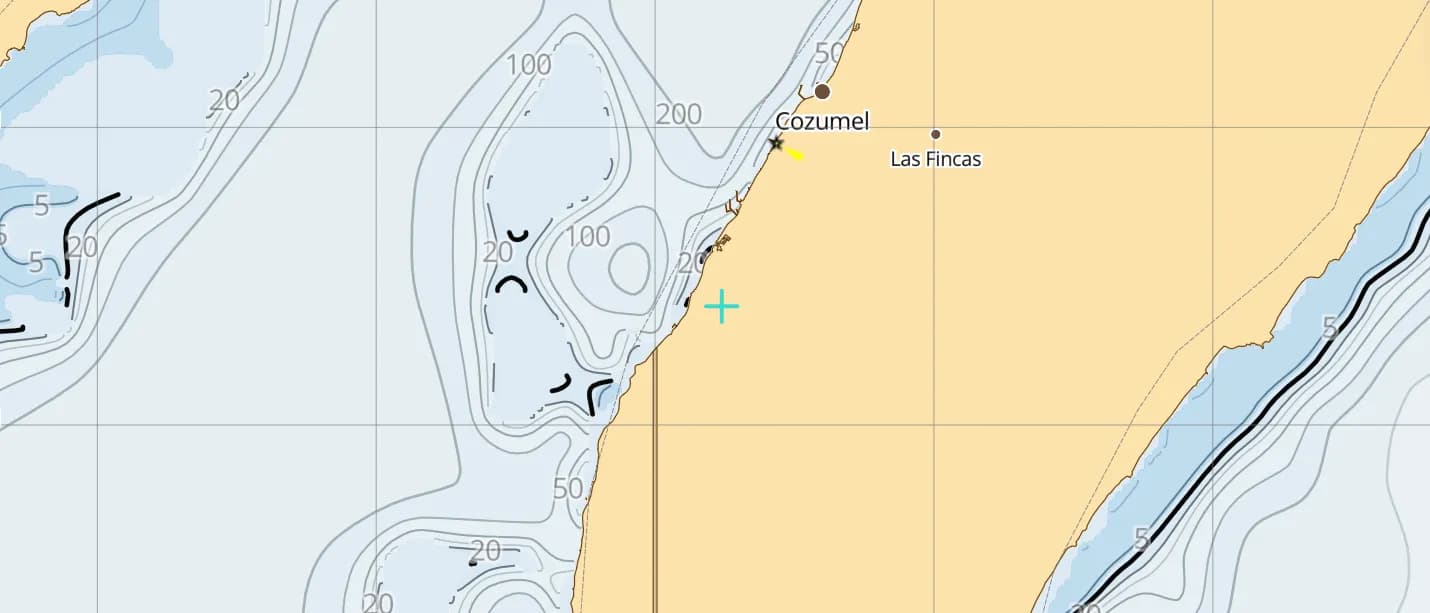 Mexico — Gulf & Caribbean bölgesinin AnchorQueen haritası