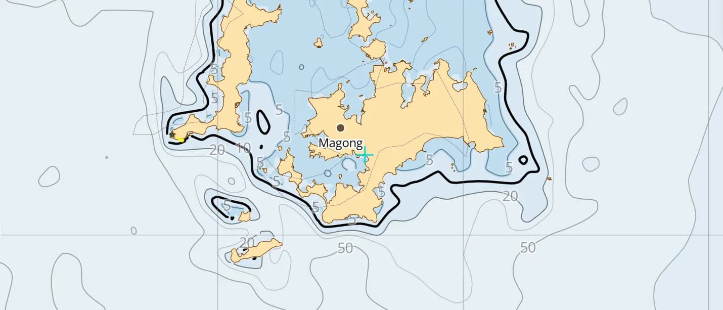 AnchorQueen-Seekarte von Taiwan