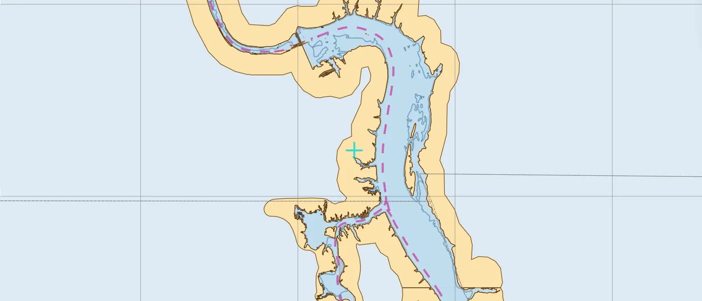 AnchorQueen-sjökort över US Inland Rivers & Great Loop