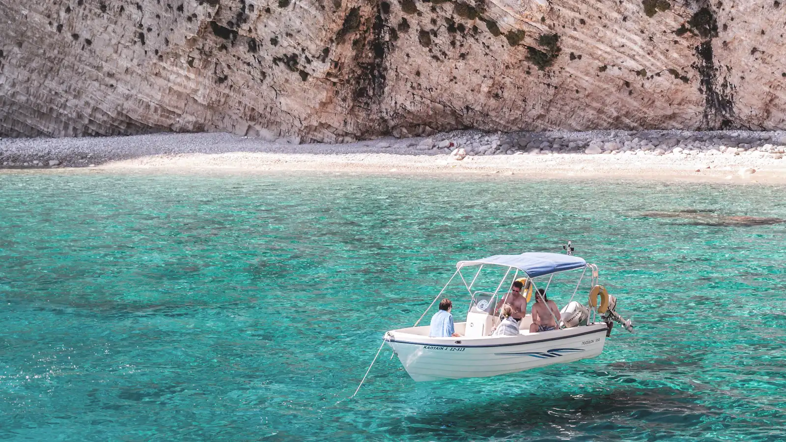 three person in boat